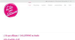 Desktop Screenshot of lileauxartisans.fr